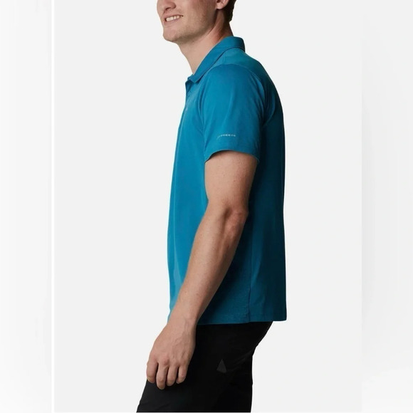 Columbia Omni-Wick Turquoise Polo, Very Good Condition, Size XL - Picture 2 of 9